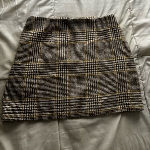 Plaid Forever 21 mini skirt size M